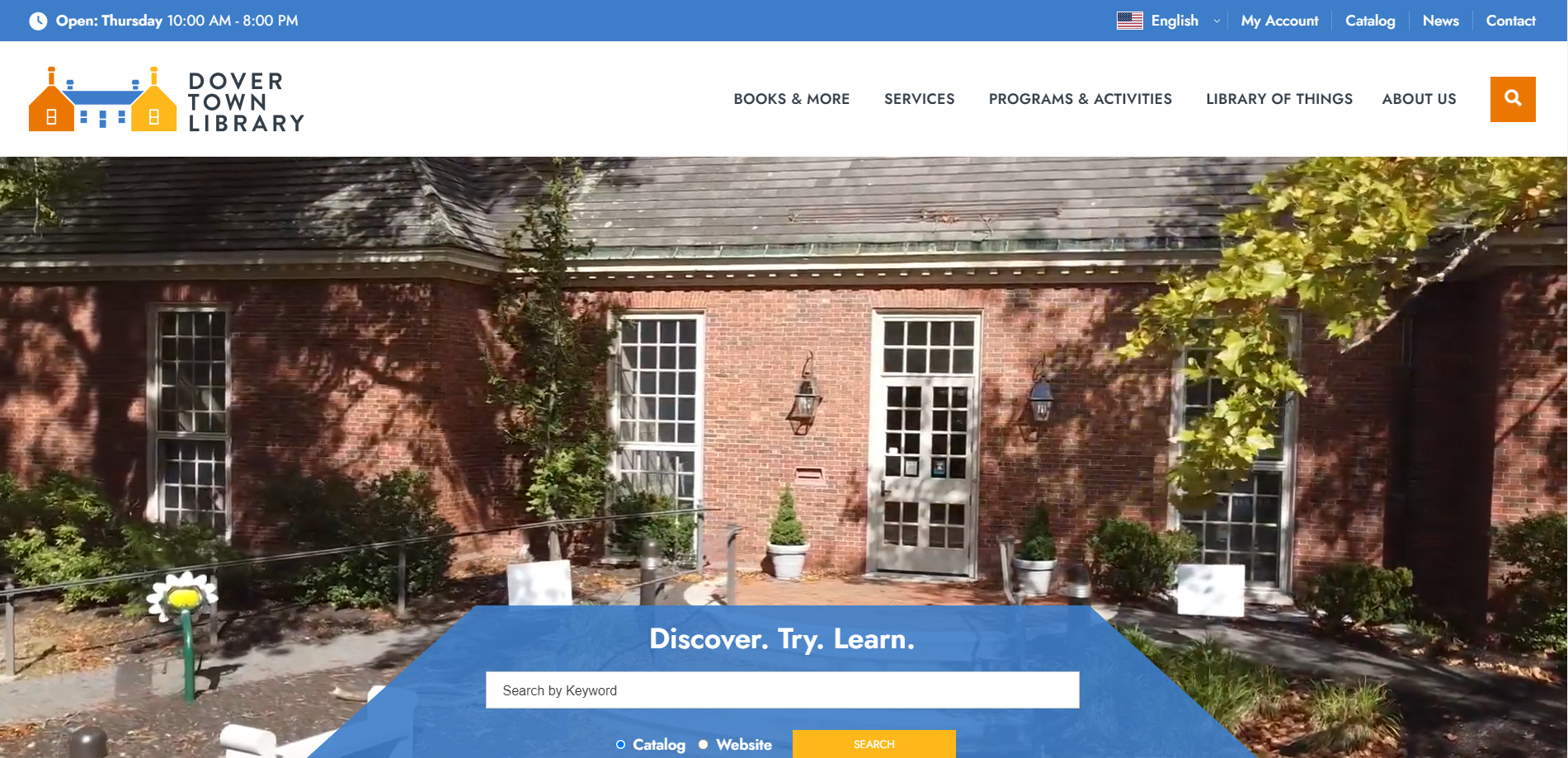 dtl website screenshot