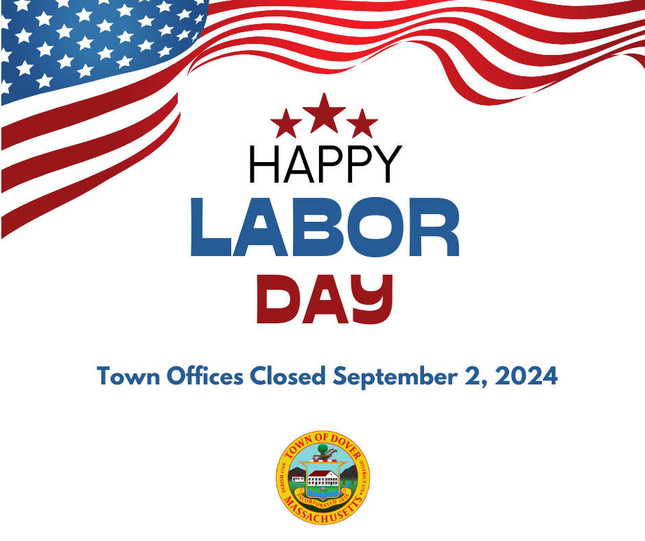 Town Offices Closed September 2, 2024