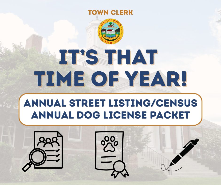 Street Listing/Census, Annual Dog License